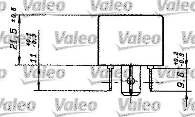 VALEO 643838 Kubık Role Sae 4 Ayak 12v 50a 