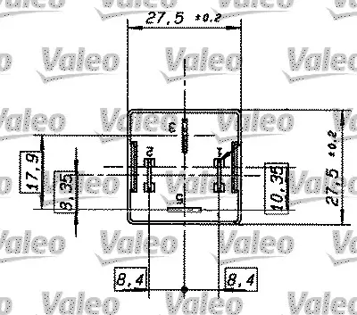 VALEO 643838 Kubık Role Sae 4 Ayak 12v 50a 