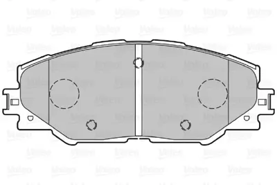 VALEO 670027 Ön Balata Aurıs 1.4 D-1.4-1.8 1.6 Vvtı-2.0 D-2.2 D 07 12 Rav4 Iıı 2.0 Vvti 06 12 2.2d-4d 06 4465YZZDY