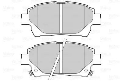 VALEO 670062 Dısk Fren Balatası (Ön) Toyota Yaris 1.0/1.3 99>05, İq 1.0/1.3/1.4d 08> 446574020