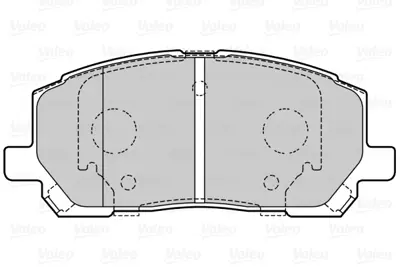 VALEO 670101 Dısk Fren Balatası (Ön) Lexus Rx 300 3.0 98>03, Rx 350 