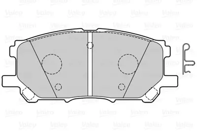 VALEO 670126 Disk Fren Balatası Ön Lexus Rx 2003-2008 