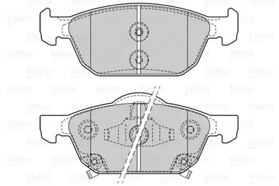 VALEO 670508 Fren Balatası On Honda Accord 2008-2013 Honda Cıvıc Hatchback 2012-> 45022TR0E51