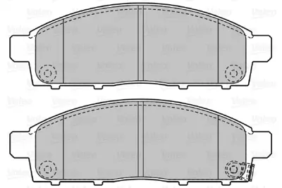 VALEO 670893 On Fren Balatası Mıtsubıshı L200 2.5 D 4x4 2006-2012 Pajero 2008-> L200 2.4 2015-> Fıat Fullback 15- 4605A284