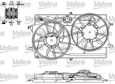 VALEO 696153 Fan Motoru Focus 2,0 98> 1075132