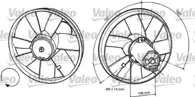 VALEO 698370 Fan Motoru Golf Iıı Iv Passat Klımasız 1H0959455