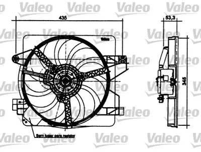 VALEO 698496 Fan Setı Ford Ka 1092621