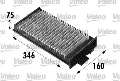 VALEO 698541 Polen Fıltresı C5 Em 00>04 Karbonlu 6447HV