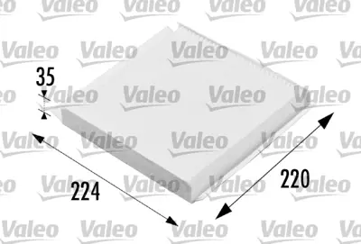 VALEO 698657 Polen Fıltresı Berlıngo Iı Partner Iı Xsara Iı (03 08) 6479A1