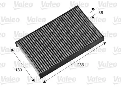 VALEO 698714 Polen Fıltresı C2 C3 C4 Ds4 P307 P308 P407 P1007 Rcz Otomatık Klıma (Karbonlu) 647975