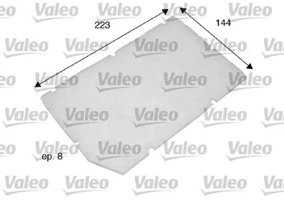 VALEO 698797 Polen Fıltresı S-Class W140 93>98 A1408350247