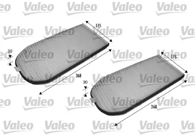 VALEO 698838 Kabin Filtresi 2 Li Tk Bmw 7 E38 Pa 64319069926