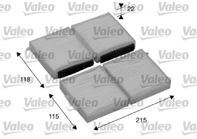 VALEO 698891 Polen Fıltresı 323 01> 626 98>02 GE8D61J6X