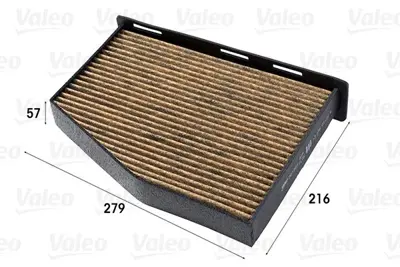 VALEO 701001 Polen Fıltresı Antı Bakterıyel Karbonlu Golf V 04> Jetta Iıı 06> Passat 10> Tıguan 07> Caddy Iıı 04> 1K1819653B