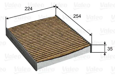 VALEO 701029 Polen Fıltresı A1 10> Ibıza 09> Golf V Fabıa 06> Polo 09> 6R0819653