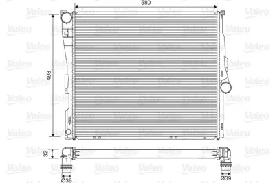 VALEO 701563 Radyatör Bmw X3 2.0-2.5-3.0 Radyatör Binek 17113414986