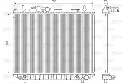 VALEO 701593 Radyatör Daıhatsu Terıos 1.3c 1640087402000