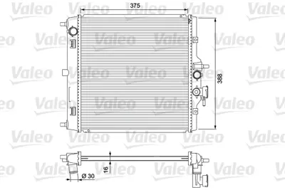 VALEO 701732 Radyatör Kıa Pıcanto 2531007111