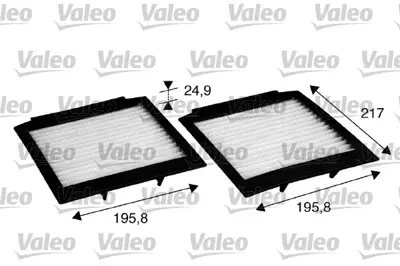 VALEO 715598 Kabin Filtresi Landrover Range Rover Pa 971332E210 LR030219