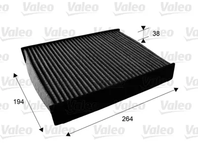 VALEO 715672 Polen Fıltresı Megane Iıı Scenıc Iıı 1,2 / 1,4 / 1,5 / 1,6dcı Trafıc Iıı 1,6dcı (Karbonlu) 272771128R 4407080