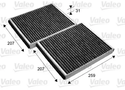 VALEO 715690 Polen Fıltresı Karbonlu Bmw F07 F10 F11 F01 F02 F03 F04 11> 64119272642