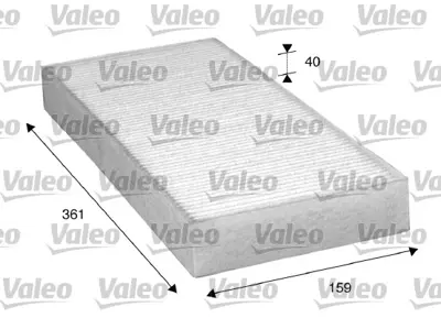 VALEO 716035 Kabın Fıltresı Man Trucks L 2000, Le (Pa) 