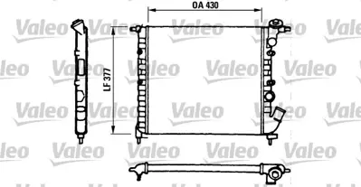 VALEO 730055 Motor Radyatoru R19 1,4 / 1,6 7701047887