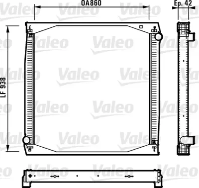 VALEO 730260 Radyator Scanıa R124 570474