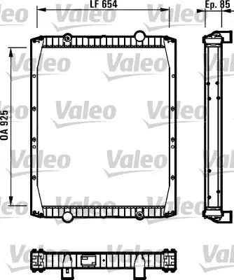 VALEO 730337 Radyator Rvı G 340 Tı 5010230824