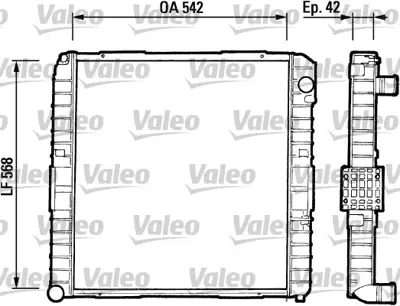 VALEO 730378 Radyator Eurocargo 80 / 85.E21 98425628