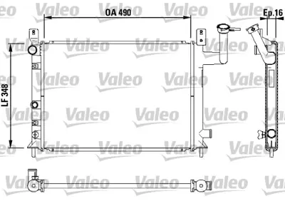 VALEO 730404 Motor Su Radyatoru Sunny 86>88 Manuel 2141050A20