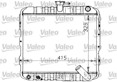 VALEO 730446 Motor Su Radyatoru Colt 80>85 Manuel MB221858