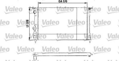 VALEO 730551 Radyatör R 19 1.8 I Rn/Rt 7701047889