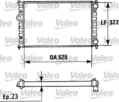 VALEO 730948 Motor Radyatoru Cordoba Ibıza 1,8ı / 1,9td Caddy 1,6 / 1,8 Polo Classıc 1,6 95>98 6K0121253S