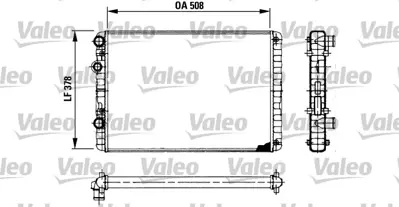 VALEO 730954 Radyator Vw Polo Iv 1,9 D 6N0121253AK 6N0121253L