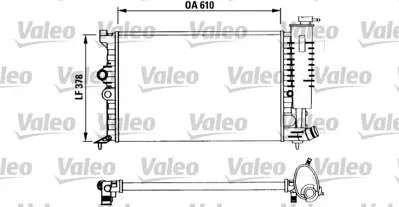 VALEO 730960 Radyator Cıtroen Xantıa 16v 96107231