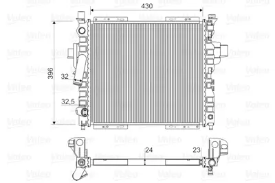 VALEO 730969 Radyatör Twıngo Ac 7701352366