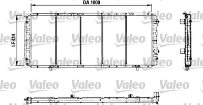 VALEO 730999 Radyator Cıtroen Jumper 2,5 D Ac 1333A4 71735360