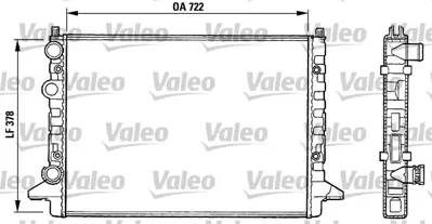 VALEO 731008 Motor Su Radyatoru Passat 88>00 3A0121253AB