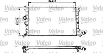 VALEO 731009 Radyator Cıtroen Xantıa D 1331HZ