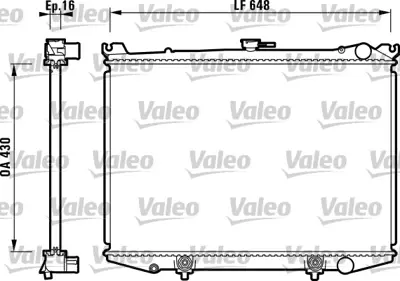 VALEO 731085 Motor Su Radyatoru Pathfınder I 86>95 Pıckup D21 86>92 Terrano I 89>96 Manuel 2141073P00