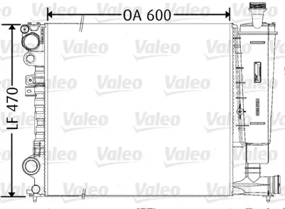 VALEO 731165 Motor Radyatoru Evasıon / P806 2,0 1331JT 1331LG 1485799080 9567509580