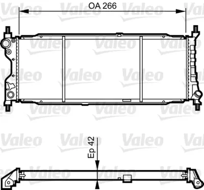 VALEO 731179 Motor Su Radyatoru (Brazıng) X15d X17d Corsa B 1993 2002 1300151