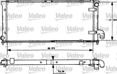 VALEO 731269 Radyator Seat Toledo Ac 1L0121253F