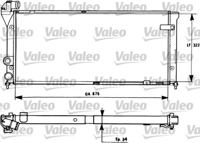 VALEO 731270 Radyator Seat Toledo Td Ac 1L0121253G