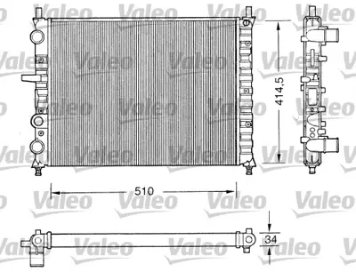 VALEO 731303 Radyator Fıat Bravo Marea 7767440