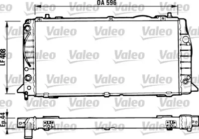 VALEO 731428 Radyator Audı 80 8A0121251A