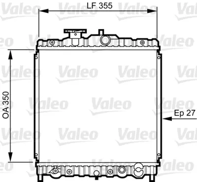 VALEO 731469 Motor Su Radyatoru Hr V Cıvıc 92>00 Manuel 19010P30G03