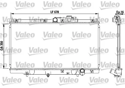 VALEO 731471 Motor Su Radyatoru Accord 93>97 Prelude 96>00 Otomatık 19010P45G01