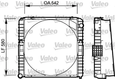 VALEO 731534 Motor Radyatoru Iveco Eurocargo 98425657